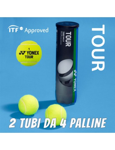 Yonex TOUR offerta 2 tubi da 4 palle